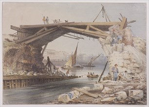 London Bridge (old), c1831. Artist: Anon