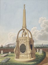 Monument to John Duprie at St Leonard's, Bromley, c1800. Artist: Anon