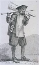 'A Tankard Bearer' c1680, Cries of London, (c1819?). Artist: John Thomas Smith