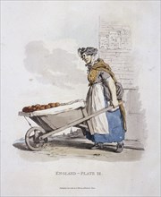 A barrow woman, Provincial Characters, 1813. Artist: Anon