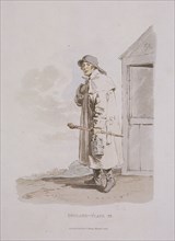 A watchman, Provincial Characters, 1813. Artist: Anon