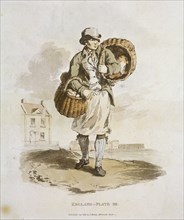 A baker, Provincial Characters, 1813. Artist: Anon