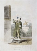 A newsman, Provincial Characters, 1813. Artist: Anon