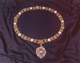 View of the jewelled collar worn by the Lord Mayor of London, c1978. Artist: Anon