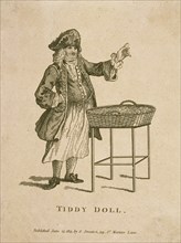 'Tiddy Doll', Cries of London, 1813. Artist: Anon