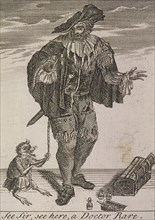 'See Sir, see here, a Doctor Rare', Cries of London, (c1688?). Artist: Anon