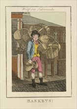 'Baskets!', Cries of London, 1804. Artist: Anon