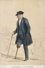 A Greenwich pensioner with one leg, 1855. Artist: Day & Son