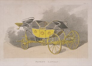 Patent landau, 1809. Artist: Anon