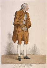 The actor William Farren as Sir Peter Teazle, 1824. Artist: Richard Dighton