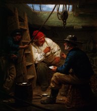 Gossip in the hold', c1843-c1886. Artist: John Morgan