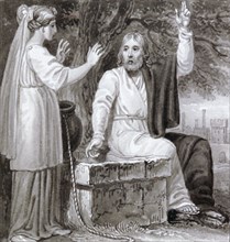 'Christ and the Woman of Samaria', c1810-c1844. Artist: Henry Corbould