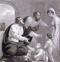 Christ and the children', c1810-c1844. Artist: Henry Corbould