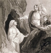 Christ Raising Lazarus from the Tomb', c1810-c1844. Artist: Henry Corbould