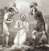 The Stoning of St Stephen', c1810-c1844. Artist: Henry Corbould