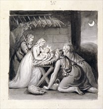 'The Nativity', 19th century. Artist: Henry Corbould