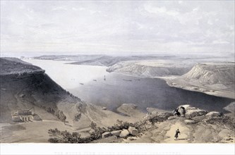 The North Side of the Harbour at Sebastopol, 22 June 1855'. Artist: Jonathan Needham