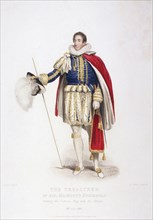 Treasurer in ceremonial costume, 1826. Artist: Edward Scriven
