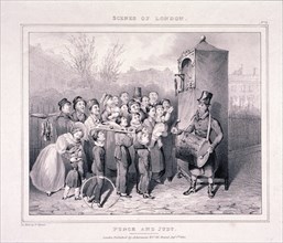 'Punch and Judy', 1834. Artist: G Rymer