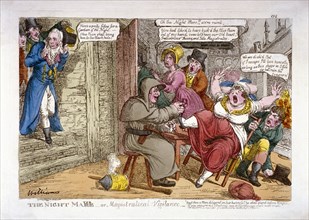 'The night mayor - or magistratical vigilance', 1816. Artist: Anon