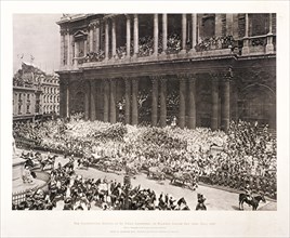 St Paul's Cathedral during the Diamond Jubilee thanksgiving service for Queen Victoria, June 1897. Artist: Anon
