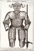 'Will Summers's armour, as preserved in the Tower of London', 1794. Artist: Anon