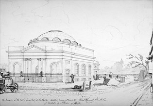Albion Chapel, London, 1817. Artist: Robert Blemmell Schnebbelie