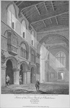 Interior view of the Church of St Bartholomew-the-Great, Smithfield, City of London, 1809. Artist: John Burnet