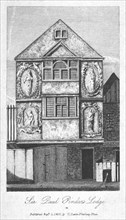 Sir Paul Pindar's House, Bishopsgate, City of London, 1816. Artist: Anon