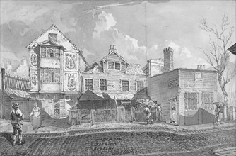 Sir Paul Pindar's House, Bishopsgate, City of London, 1817. Artist: Robert Blemmell Schnebbelie