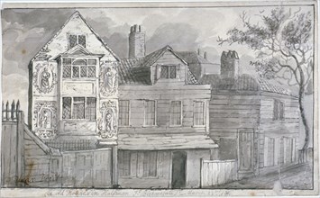 Sir Paul Pindar's House, Bishopsgate, City of London, 1810. Artist: Daniel Thorn