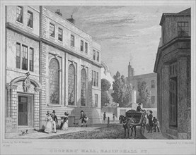 Coopers' Hall, City of London, 1831. Artist: J Hinchcliff