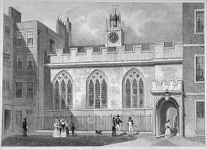 Clifford's Inn, City of London, 1840. Artist: Anon