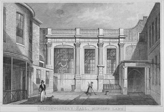 Clothworkers' Hall, Mincing Lane, City of London, 1830. Artist: W Wallis