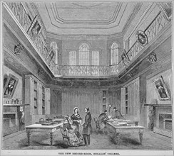 Interior view of the New Record Room at the College of Arms, City of London, 1850. Artist: Anon