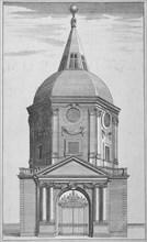 Gateway to the Royal College of Physicians, City of London, 1721. Artist: Anon