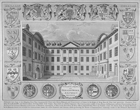 College of Arms, City of London, 1768. Artist: William Sherwin