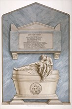 Monument to Anne Martha Hand, Church of St Giles without Cripplegate, City of London, 1820. Artist: Anon