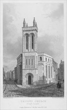 Holy Trinity Church, Gough Square, Great New Street, City of London, 1838. Artist: WF Starling