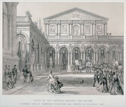 Visit of Abd-ul-Aziz, Sultan of Turkey's to the Guildhall, City of London, 1867. Artist: Kell Brothers