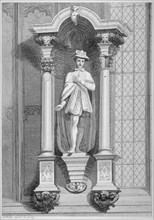 Statue of Edward VI, Guildhall Chapel, City of London, 1822. Artist: T Mills