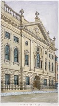 Ironmongers' Hall, Fenchurch Street, City of London, 1820. Artist: Valentine Davis