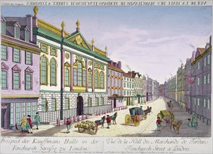The new Ironmongers' Hall in Fenchurch Street, City of London, 1750. Artist: George Godofroid Winkler