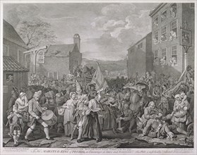 The March to Finchley', 1761. Artist: Luke Sullivan