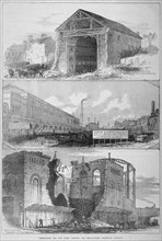 Demolitions for the Broad Street Extension of the Great Eastern Railway, City of London, 1875. Artist: Anon