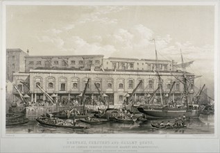 Brewer's Quay, Chester Quay and Galley Quay, Lower Thames Street, City of London, 1846. Artist: F Bedford