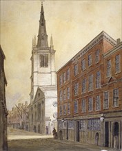Church of St Margaret Pattens, Eastcheap, City of London, 1815. Artist: William Pearson