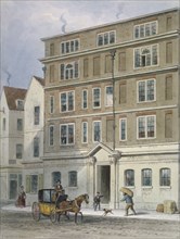 Residence of Titus Oates, Oat Lane, City of London, 1848. Artist: Thomas Hosmer Shepherd