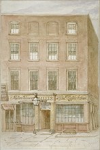 The Mitre Tavern, coffee house and hotel on Mitre Court, Fleet Street, City of London, 1850. Artist: James Findlay
