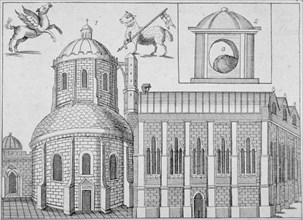 Temple Church, City of London, 1720. Artist: Anon
